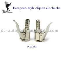 European-style clip-on air chucks;